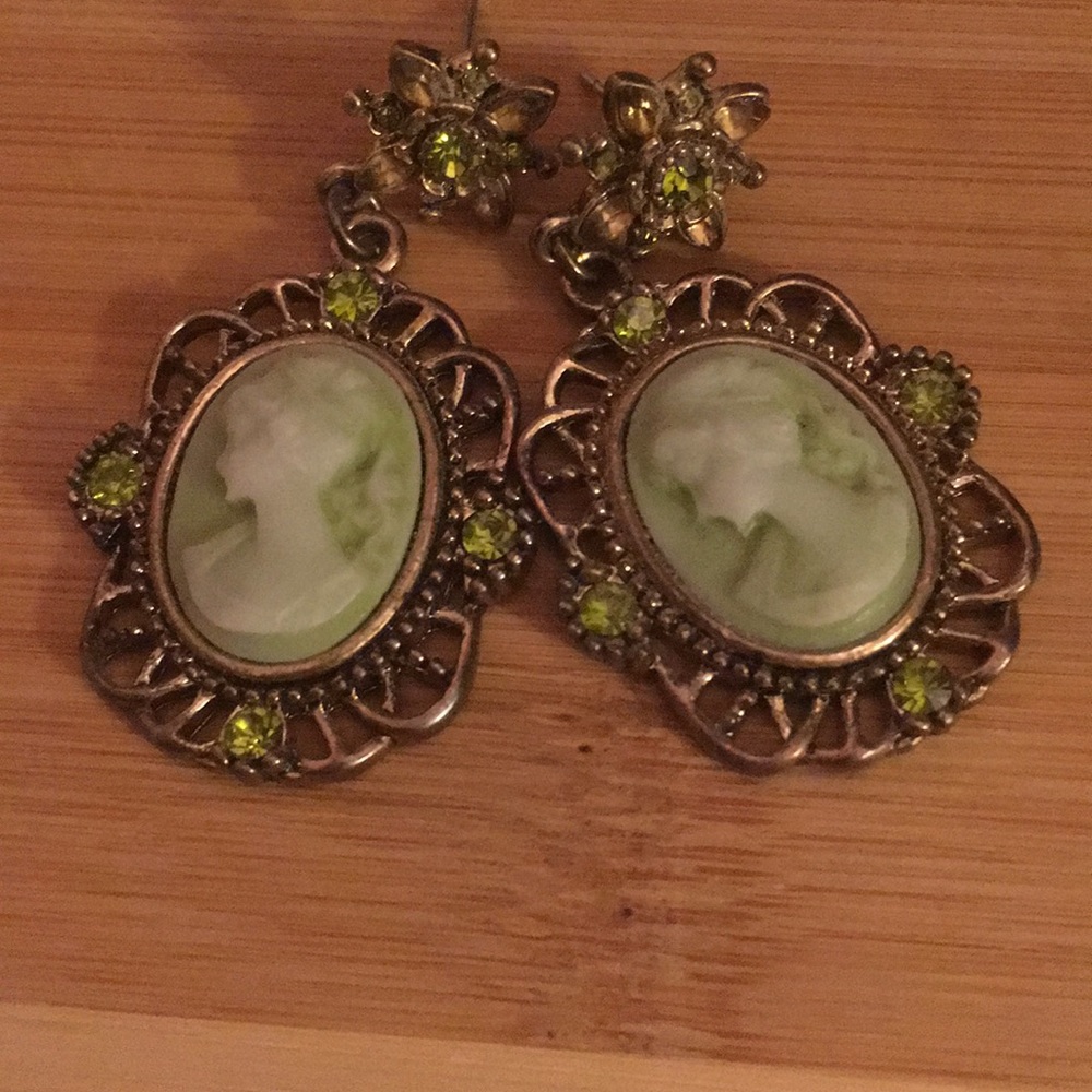 Cameo earrings